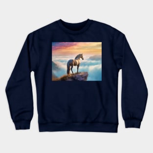 Wild horse finds peace Crewneck Sweatshirt